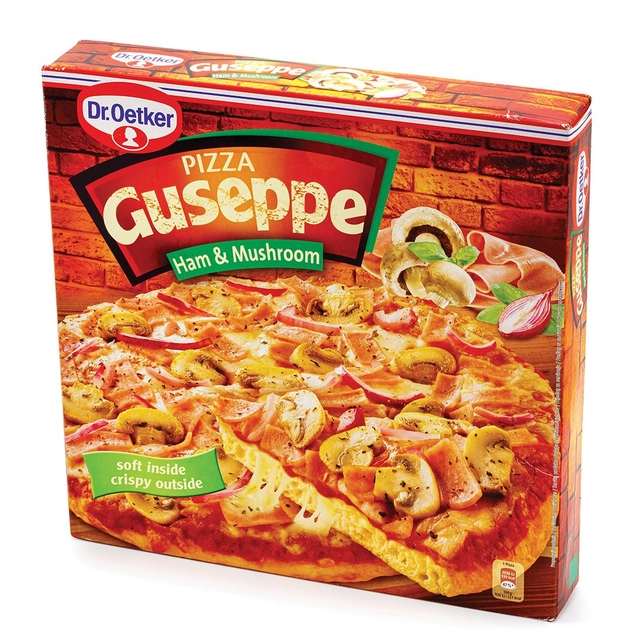 Šaldyta pica DR. OETKER (GUSEPPE) su kumpiu ir grybais, 425 g