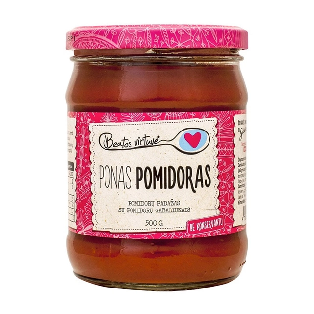 Tomato sauce BEATOS VIRTUVĖ MR. TOMATO, 500 g