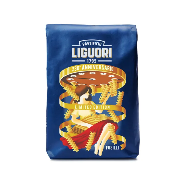 Kietagrūdžiai itališki makaronai sraigteliai LIGUORI FUSILLI, 500 g
