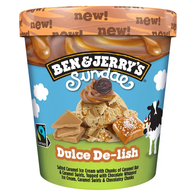 Valgomieji ledai BEN&JERRY'S DULCEDE-LISH, 427 ml