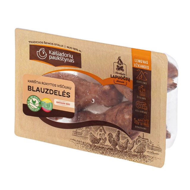 Karštai rūkytos broilerių blauzdelės a.r., 400 g