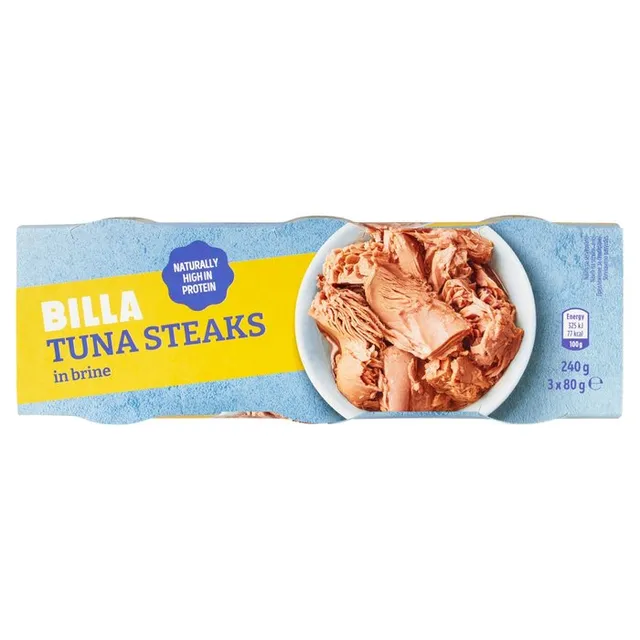Tunas sūryme BILLA, 3x80 g