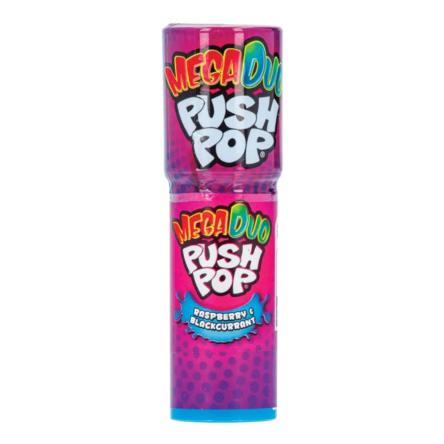 Ledinukas BAZOOKA MEGA DUO PUSH POP, 30 g