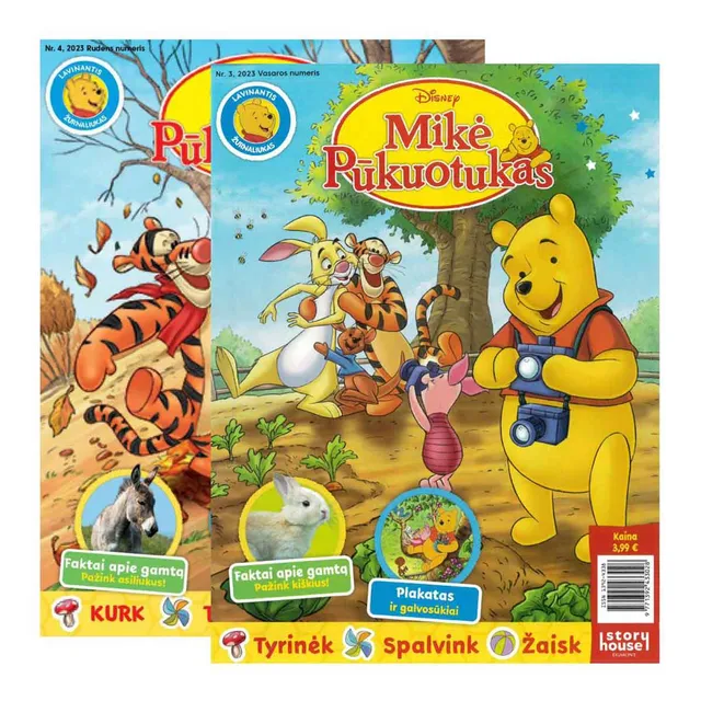 Žurnaliukas MIKĖ PŪKUOTUKAS, 1 vnt.