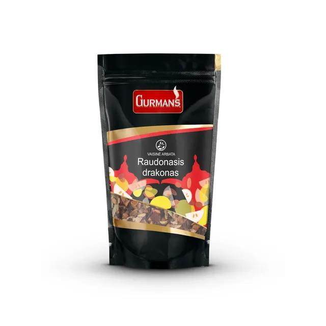 Vaisinė arbata GURMAN'S RAUDONASIS DRAKONAS, 90 g