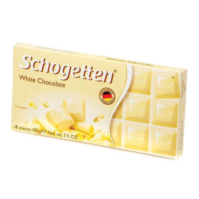 Baltasis šokoladas SCHOGETTEN WHITE, 100 g