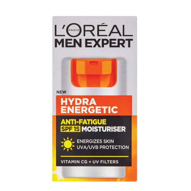 Nuovargio požymius mažinantis veido kremas su SPF15 L'ORÉAL MEN EXPERT HYDRA ENERGETIC