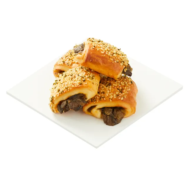 Мини булочки с грибной начинкой