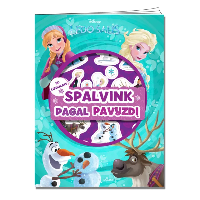 Knyga LEDO ŠALIS. SPALVINK PAGAL PAVYZDĮ