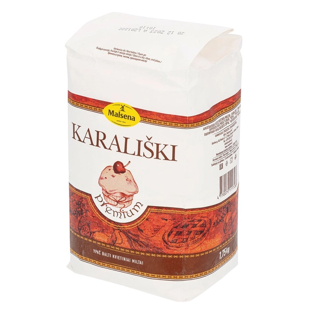 Kvietiniai miltai KARALIŠKI, a. r., 405 D, 1,75 kg