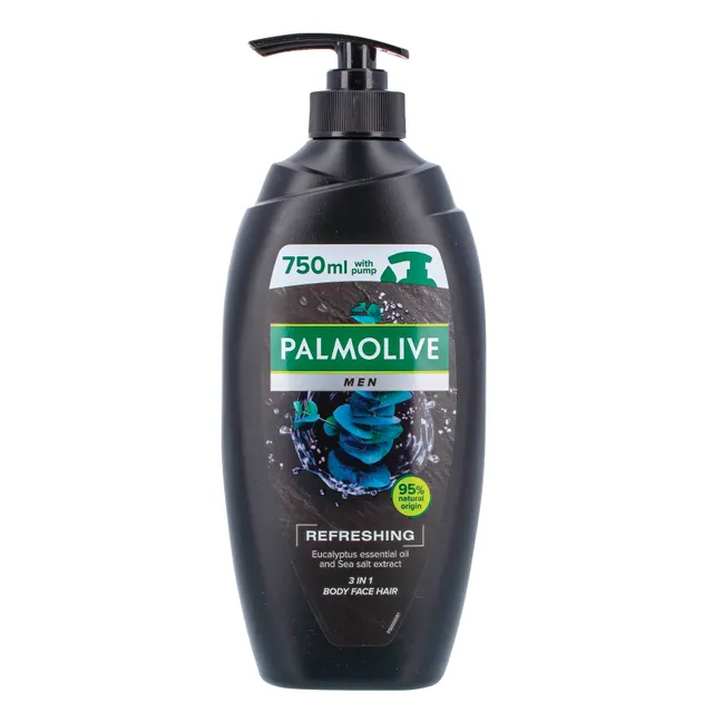 Гель для душа PALMOLIVE MEN REFRESHING, 750 мл