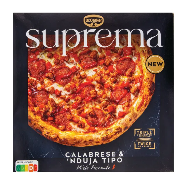 Šaldyta pica SUPREMA Calabrese & Nduja, 520 g