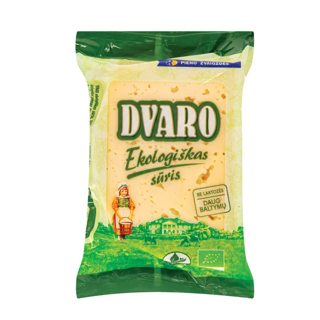 Ekologiškas sūris DVARO, 50% r.s.m., 200 g