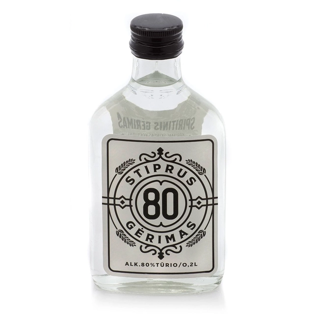 Spirtinis gėrimas STIPRUS GĖRIMAS 80 80%, 200 ml