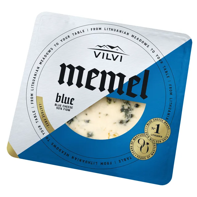 Pelėsinis sūris MEMEL BLUE, 50% rieb., 100 g 
