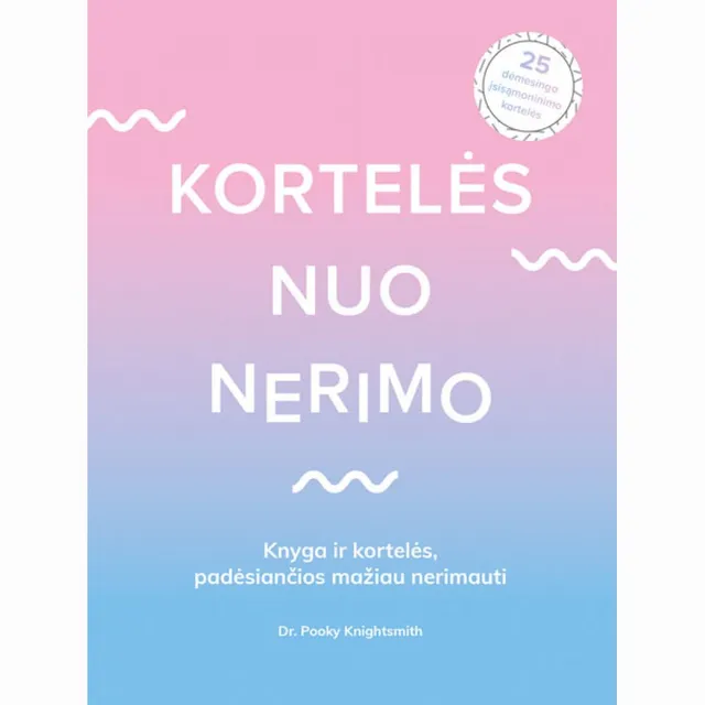 Knyga KORTELĖS NUO NERIMO