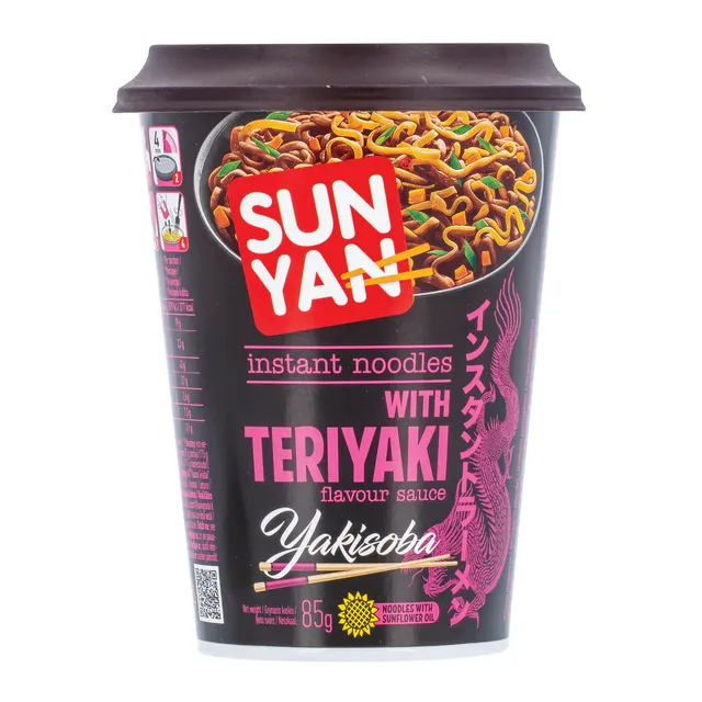 Instant noodles with teriyaki sauce SUN YAN YAKISOBA, 85 g