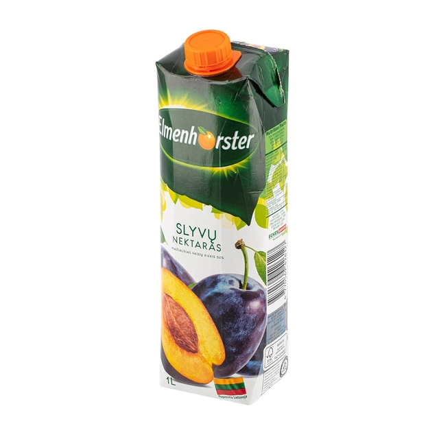 Slyvų nektaras ELMENHORSTER 50%, 1 l
