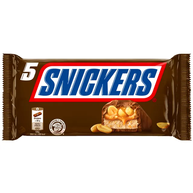 Chocolate bars SNICKERS, 250 g