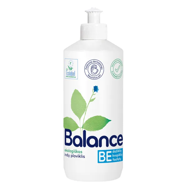 Indų ploviklis BALANCE. 450 ml
