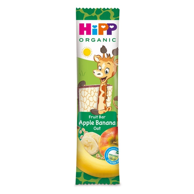 Organic banana, apple juice and oat bar HIPP (from 1 year), 23 g