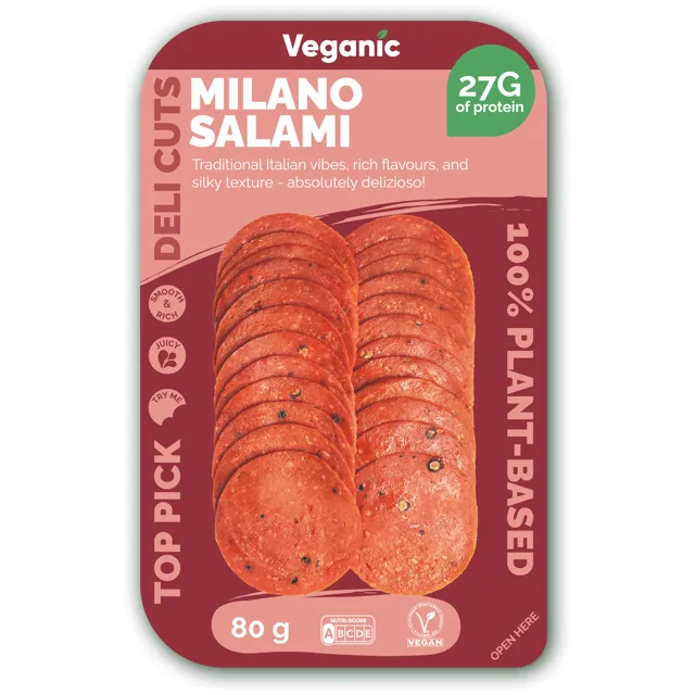 Растительная колбаса SALAMI MILANO, 80г