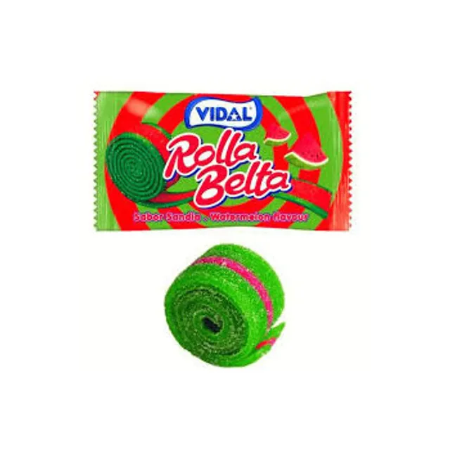 Жевательные конфеты VIDAL ROLLA BELTA КАВУН, 19 г