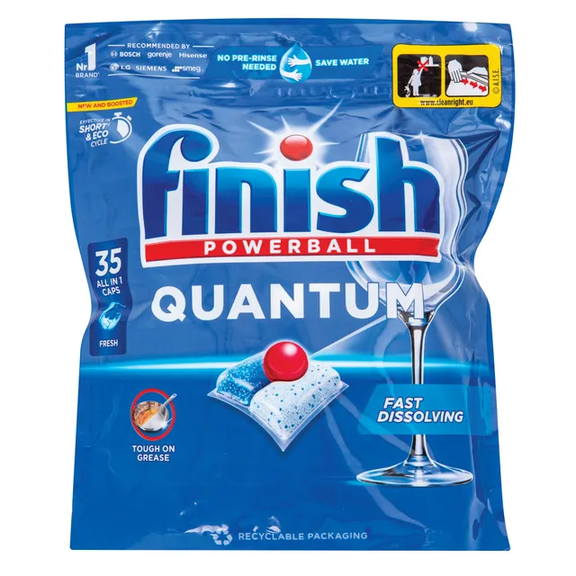 Dishwasher Capsules FINISH QUANTUM ALL IN 1 FRESH, 35 pcs.