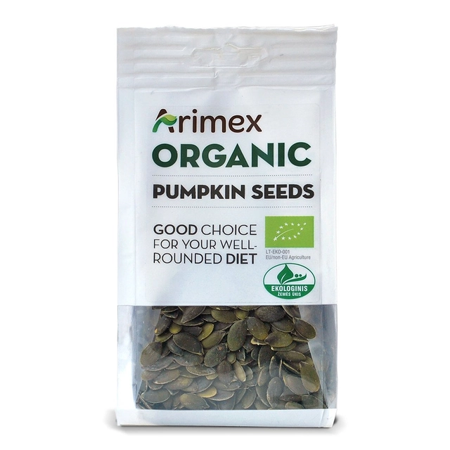 Ekologiškos moliūgų sėklos lukštentos ARIMEX, 200 g