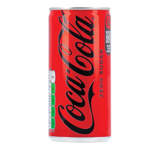 Sparkling drink COCA-COLA ZERO, 200 ml