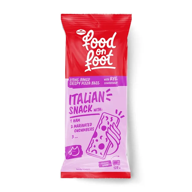 Italian pie with ham MANTINGA, 125 g