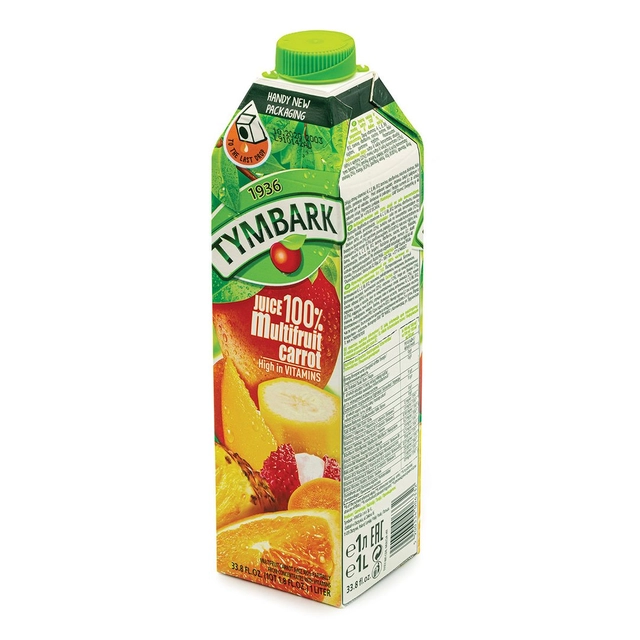 Сок из различных фруктов и моркови TYMBARK, 1 л