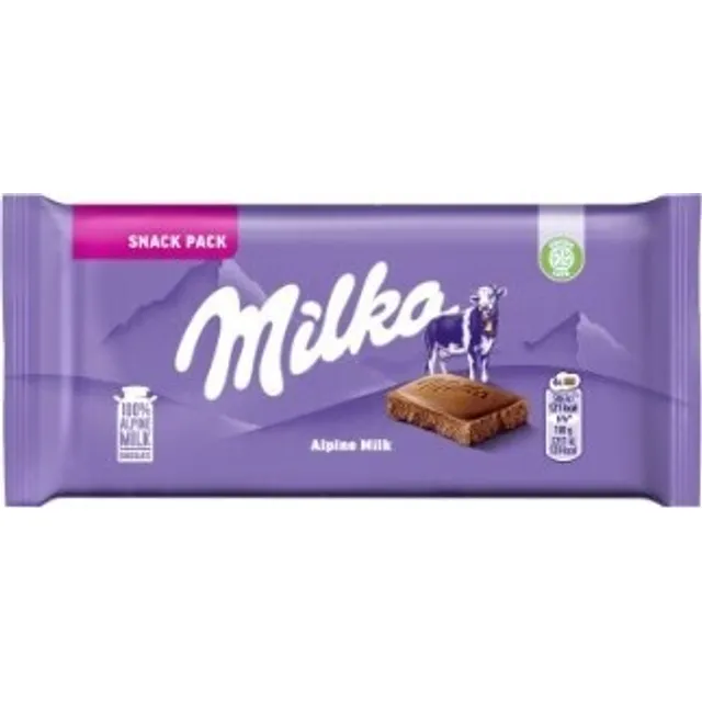 Šokoladas MILKA ALPINE MILK, 45 g