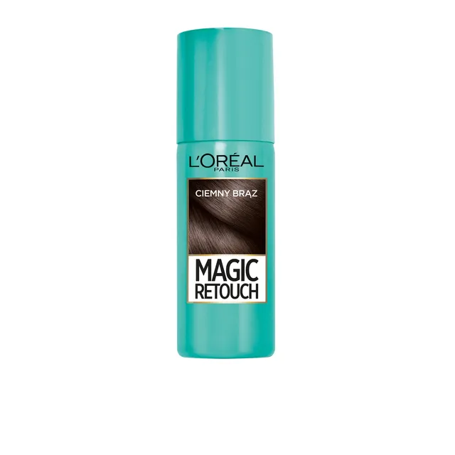 Akimirksniu ataugusias šaknis paslepiantis purškiklis MAGIC RETOUCH, Dark Brown, 75 ml