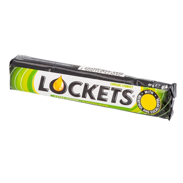 Saldainiai LOCKETS EXTRA STRONG, 41 g