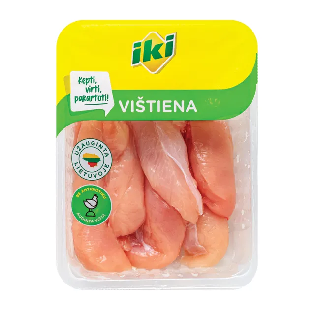 Šviežia viščiukų broilerių vidinė filė IKI MĖSA, 400 g