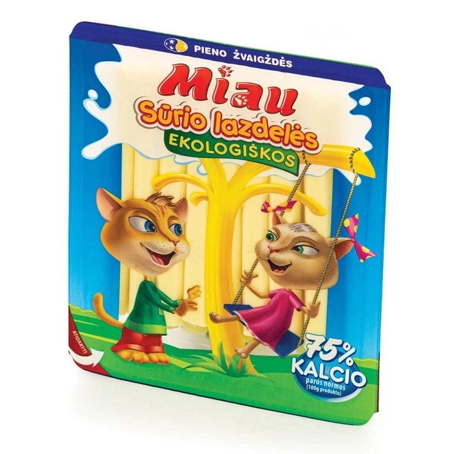 Органические сырные палочки MIAU, 40% жира, 180 г