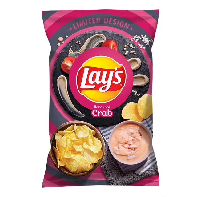 Чипсы картофельные со вкусом краба LAY'S, 130 г