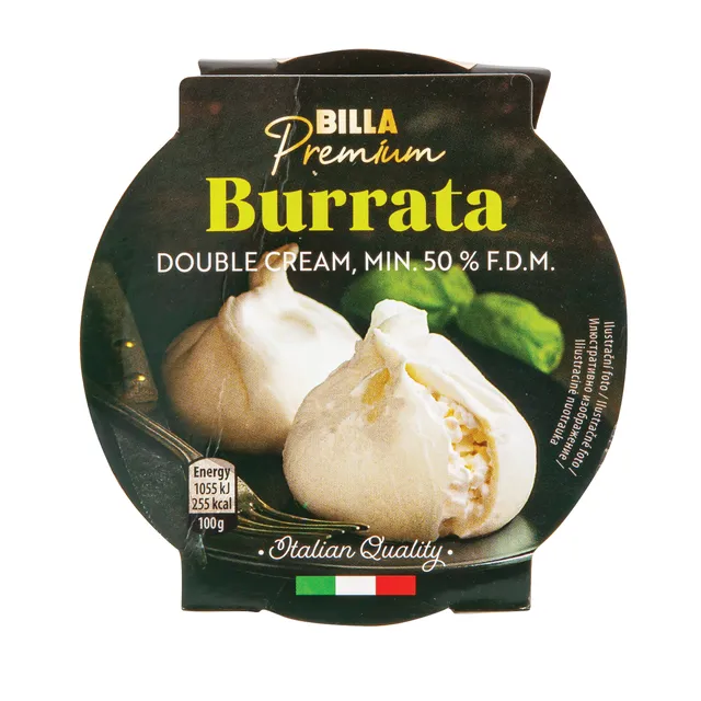 Burrata Cheese BILLA PREMIUM, 100 g