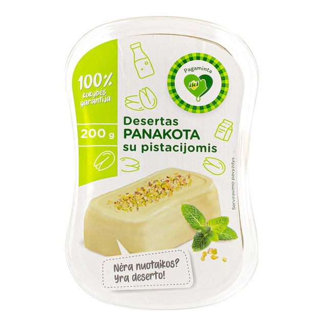 Десерт панна котта с фисташками, 200 г