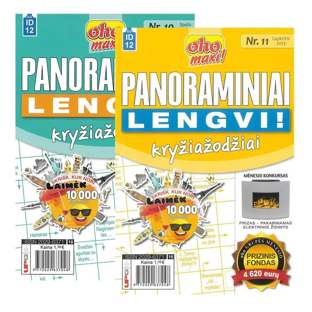 Kryžiažodžių žurnalas OHO MAXI! PANORAMINIAI LENGVI, 1 vnt.