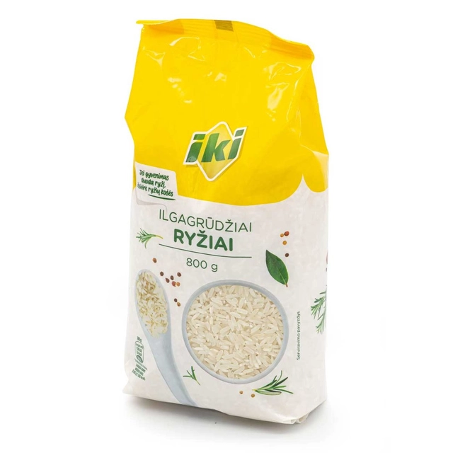 Ilgagrūdžiai ryžiai IKI, 800 g
