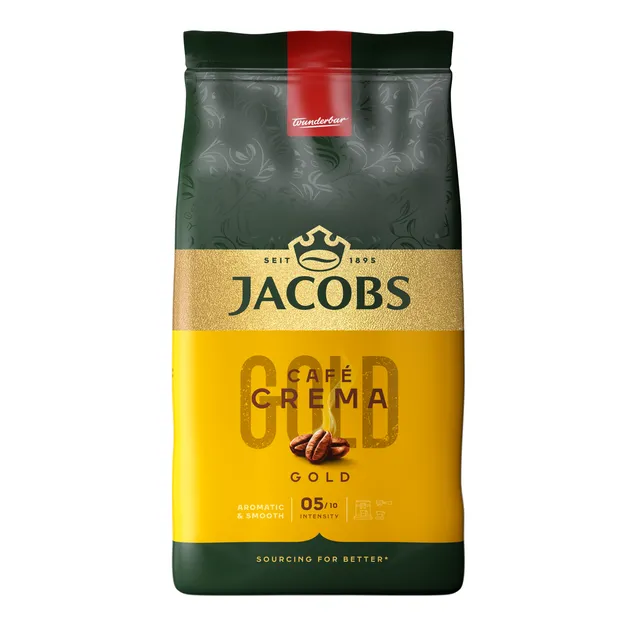 Кофейные зерна JACOBS CREMA, 1 кг
