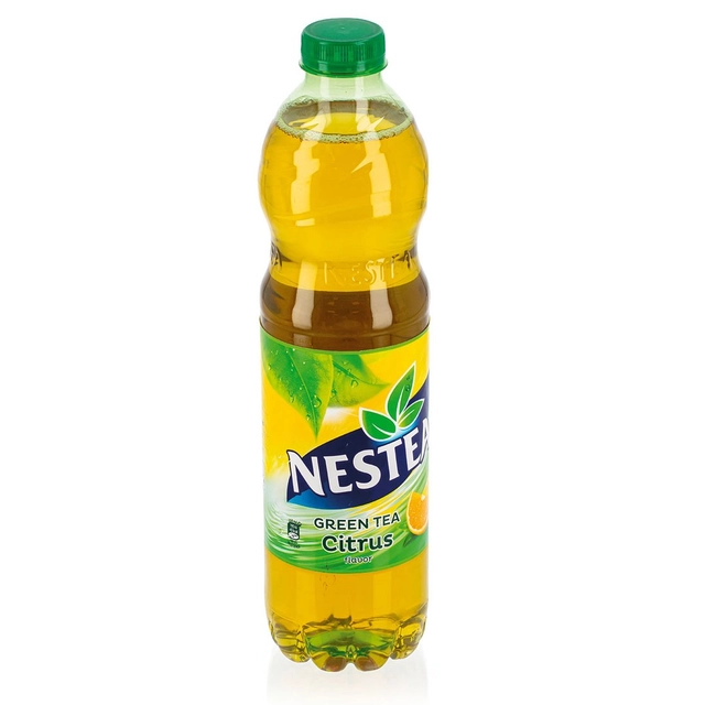 Negazuotas gaivusis gėrimas citrusinių vaisių skonio žalioji arbata NESTEA, 1,5 l