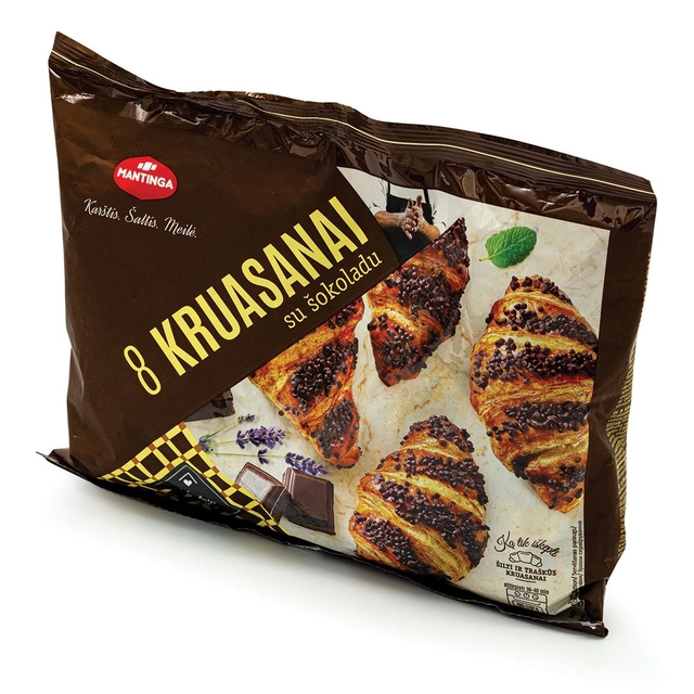 8 kruasanai su šokoladu MANTINGA, 360 g