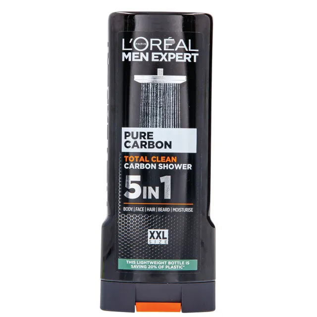Dušo želė MEN EXPERT SHOWER TOTAL CLEAN, 400 ml
