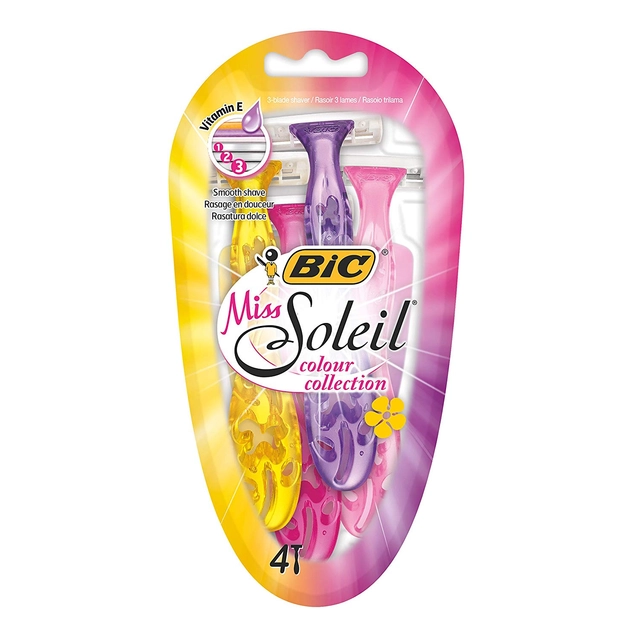 Skustuvai BIC3 M.SOLEIL COLOUR B4, 4 vnt.