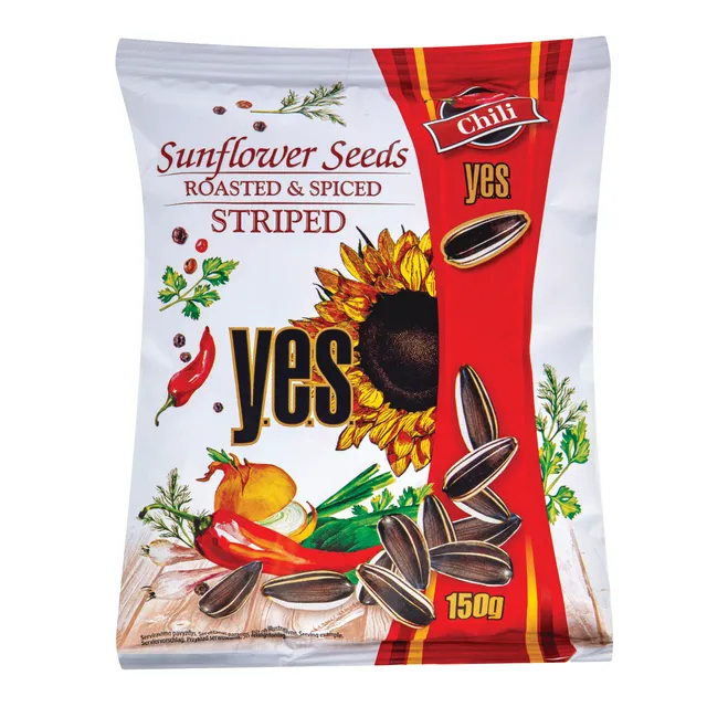 Striped sunflower seeds with chili YES, 150 g