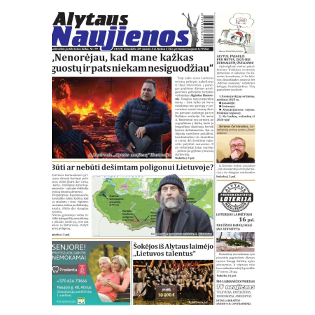 Dienraštis ALYTAUS NAUJIENOS