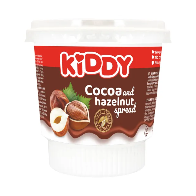 Cocoa hazelnut cream KIDDY, 400 g